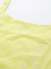 Floral Printed Square Neck Pure Cotton Kurti-AHTUCOGL-8175